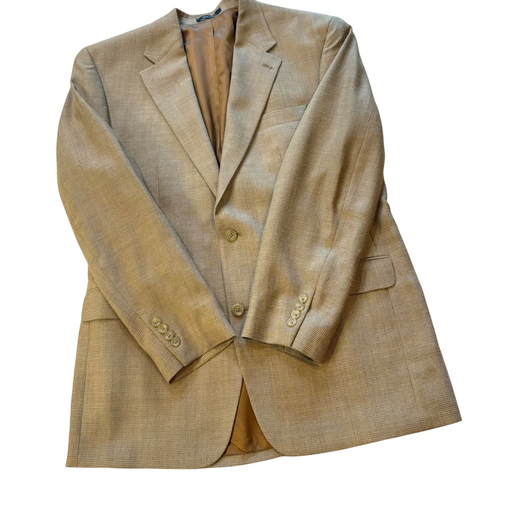 Ralph‎ Lauren Mens Beige Dillard's Blazer - Distinguished Style, Modern Fit 43L